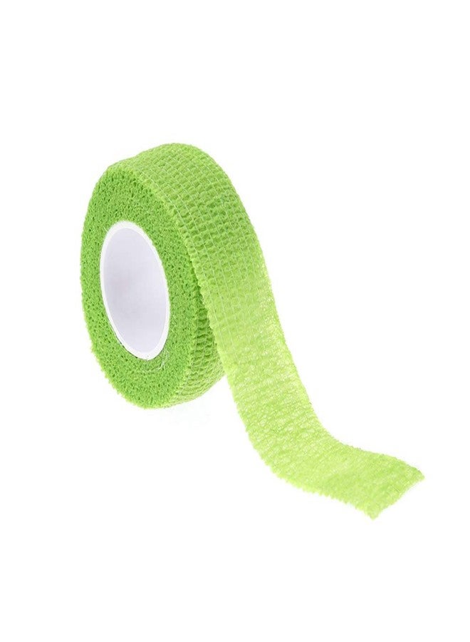 ESUPPORT 1 Inches X 5 Yards Green Self Adherent Cohesive Wrap Bandages Adhesive Wounds Strong Elastic First Aid Tape for Sport Wrist Ankle 10 Count - Image 2